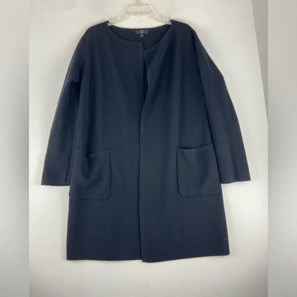 J Crew 365 Merino Wool Open Front Cardigan Heavy Sweater Coat Size Small (750) - Picture 2 of 9